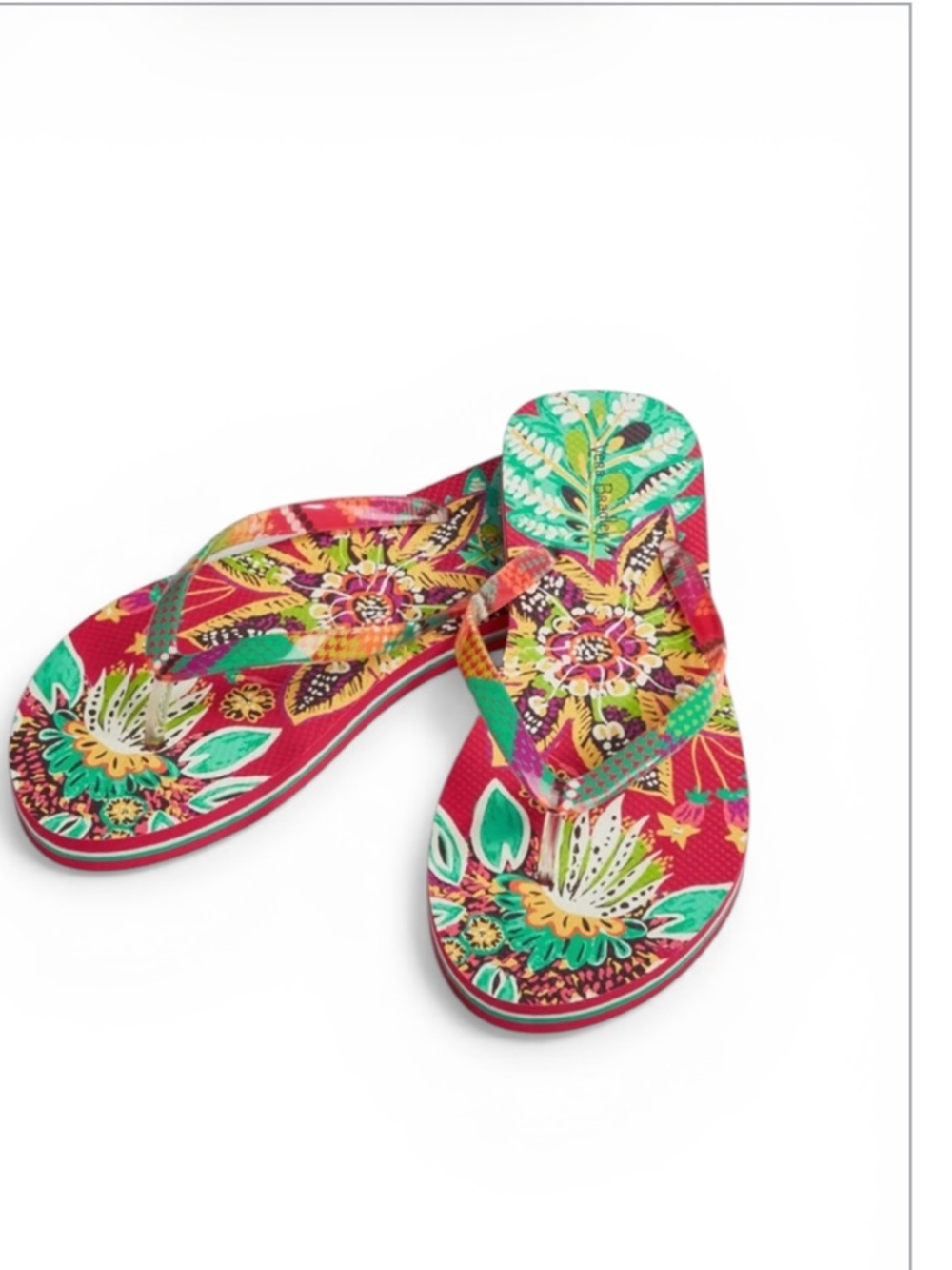 Vera Bradley Women's Flip Flop in Pattern Rumba Size Medium (7-8) NWT